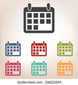 Calendar Icon set