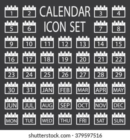Calendar Icon Set