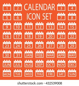 Calendar Icon Set