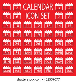 Calendar Icon Set