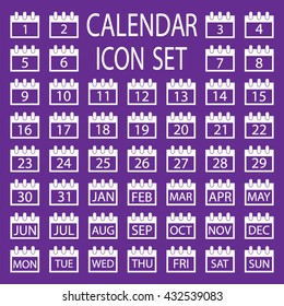 Calendar Icon Set