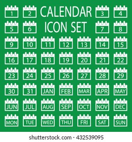 Calendar Icon Set