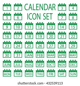 Calendar Icon Set