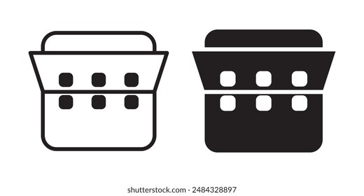 Calendar icon set. Date calendar vector icon feel and thin line, Event reminder, appointment icons, part of a big icon set family. Deadline. Date. Time.