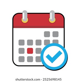 Calendar Icon Set. Features editable time management symbols. Includes icons for months, days, weeks, reminders, and more. vector ilustration