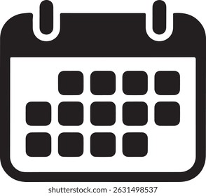 Calendar icon set. Schedule icon symbol. Containing date, schedule, month, week, appointment, 