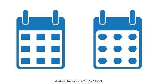 Calendar icon set. Calendar symbol. calendar vector icon