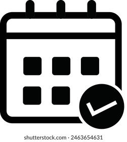 calendar icon set vector. Calendar symbol vector for web and mobile phone