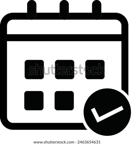 calendar icon set vector. Calendar symbol vector for web and mobile phone