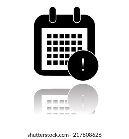 Calendar Icon with shadow