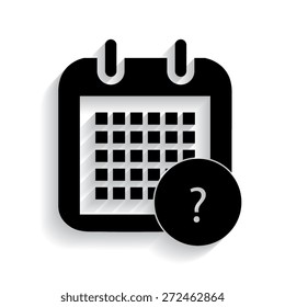 Calendar Icon  with shadow