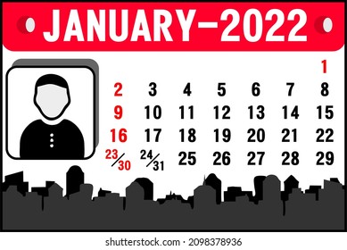 Icono de calendario. Icono de calendario con sombra. Estilo plano. Fecha, día y mes. Recordatorio. Ilustración vectorial. Aplicación organizadora, símbolo de aplicación. Ui. Signo de interfaz de usuario.