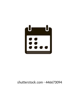 calendar icon. calendar sign