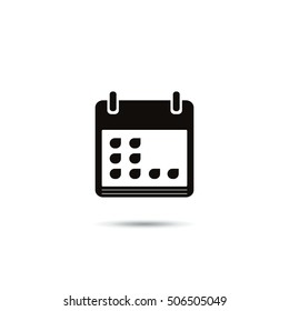 calendar icon. calendar sign