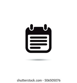 calendar icon. calendar sign