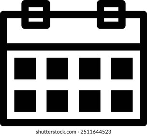 signo de icono de calendario, icono de fecha