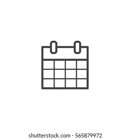 calendar icon. sign design