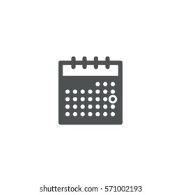calendar icon. sign design