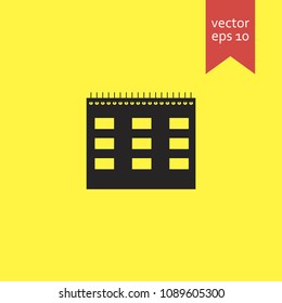 calendar. calendar icon. sign design. Vector EPS 10.