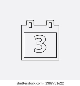 the calendar icon sign signifier vector
