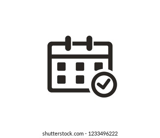 Calendar icon sign symbol