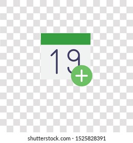 calendar icon sign and symbol. calendar color icon for website design and mobile app development. Simple Element from interaction assets collection for mobile concept and web apps icon.