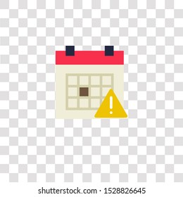 calendar icon sign and symbol. calendar color icon for website design and mobile app development. Simple Element from interaction assets collection for mobile concept and web apps icon.