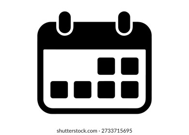 Icono de calendario: fechas, citas y horarios 