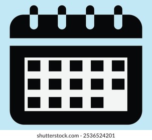 Calendar Icon. Calendar Icon Silhouette. Time Table. Yearly Calendar. Desk Calendars.