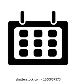 icono de calendario. diseño simple editable. ilustración de vector de diseño