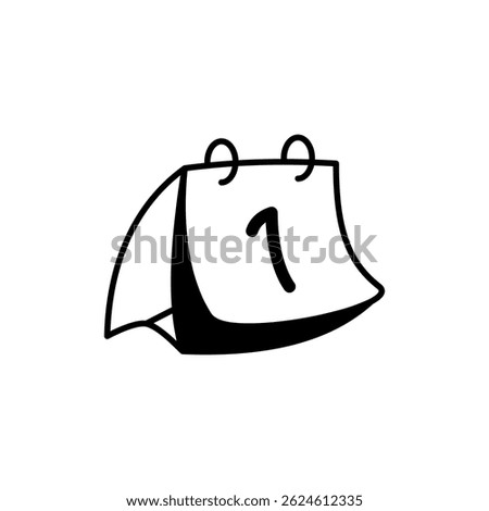 calendar icon, simple flat style, illustration, logo sign symbol pictogram template, for ui or ux isolated on white for mobile app, editable