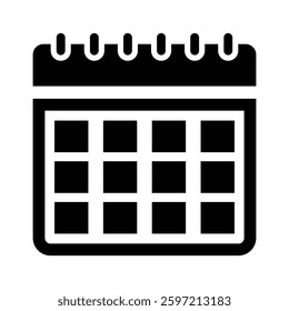 Calendar Icon Simple Vector Illustration