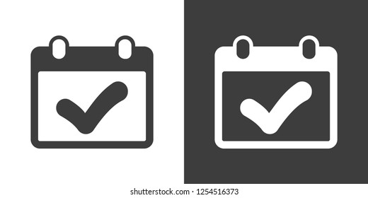calendar icon stock vector illustration flat design