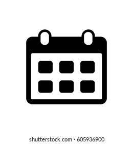 calendar icon stock vector illustration flat design