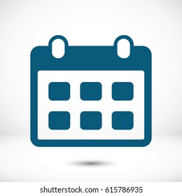 calendar icon stock vector illustration flat design