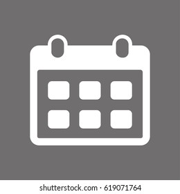 calendar icon stock vector illustration flat design