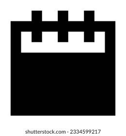 Calendar icon. Suitable for website UI design