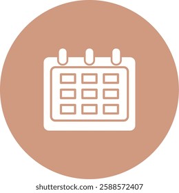 Calendar Icon Symbol Art Sign
