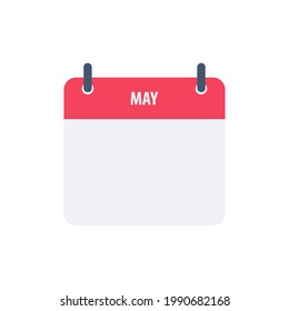 Calendar icon symbol may simple design