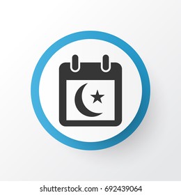Calendar Icon Symbol. Premium Quality Isolated Date Element In Trendy Style.