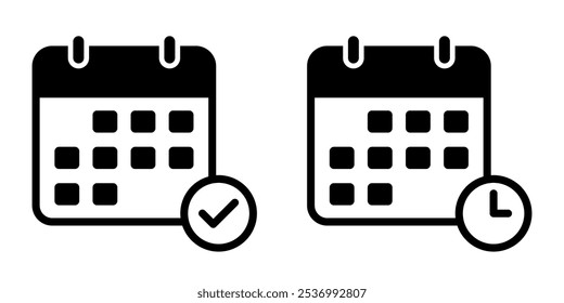 Calendar icon symbol simple design