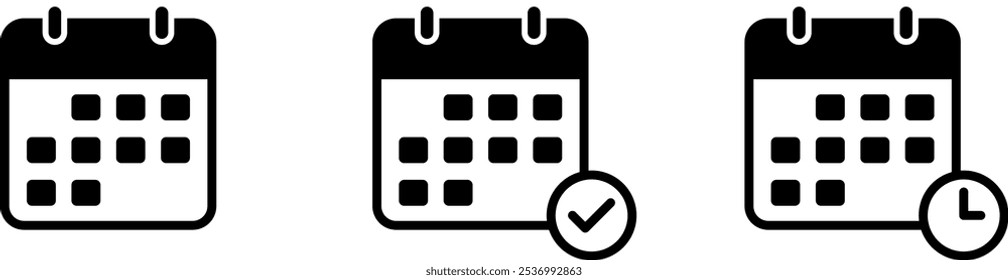 Calendar icon symbol simple design