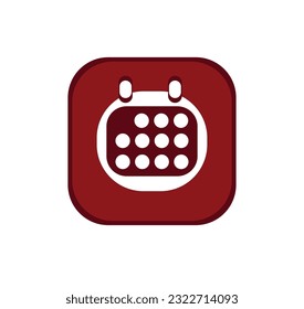 Calendar icon , calendar symbol vector