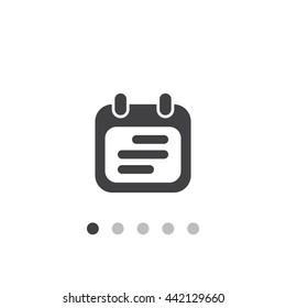 Calendar icon symbol vector