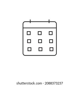 calendar icon symbol vector file