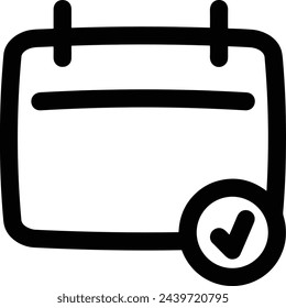 Calendar icon symbol vector image