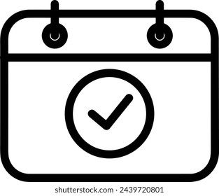 Calendar icon symbol vector image