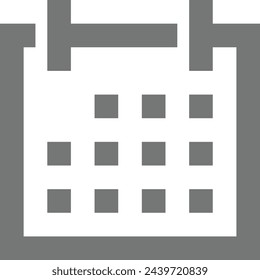 Calendar icon symbol vector image
