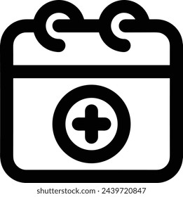 Símbolo de icono de calendario imagen vectorial