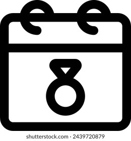 Calendar icon symbol vector image